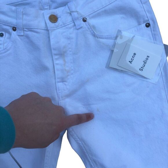 Brand New Acne Studios Jeans Size 31 ACE WHITE - Picture 12 of 16